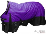 Brand New Purple Waterproof and Breathable Perfect Fit 1200 Denier Turnout Blanket 74