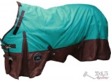 Brand New Teal Waterproof and Breathable Perfect Fit 1200 Denier Turnout Blanket 80