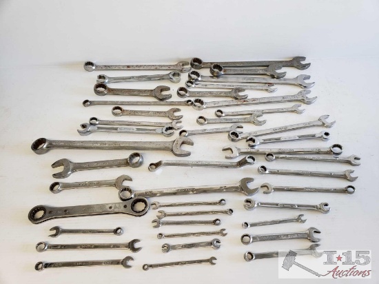 Snap-On Wrenches Approx 42 Pieces 1/4"-1'