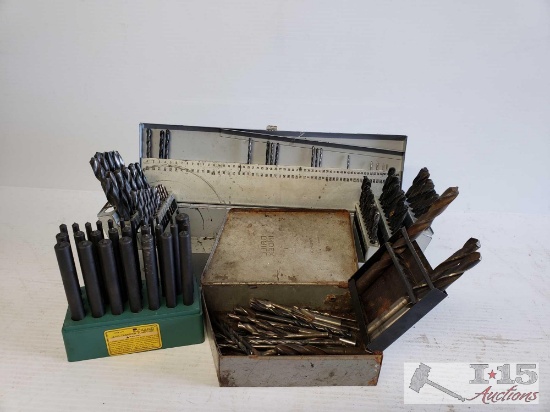 Pittsburgh Transfer Punch Set and Various Drill Bits