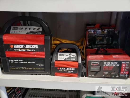 Black and Decker Battery Chargers and Battery Tenders