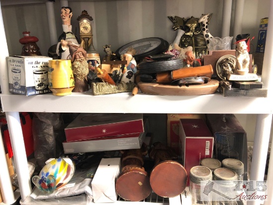 Assorted Figurines, Decor, Decorative Plates and More