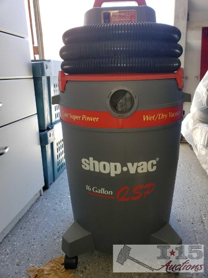 Shop-Vac 4.0 Peek H.P 16 Gallon Wet/Dry