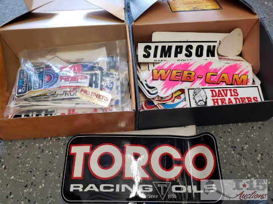 Hundreds of Stickers, VP, Summit Racing, Edelbrock, Simpson, and More
