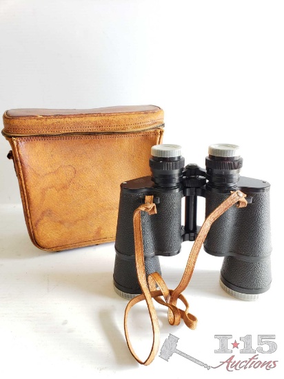 Tower Binoculars with Case