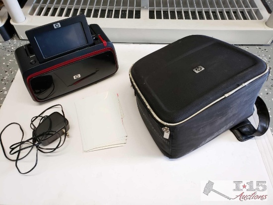 HP Photosmart A637 Printer with Power Chord and Case