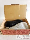 Charcoal Black Docket Vans In Box Size 10