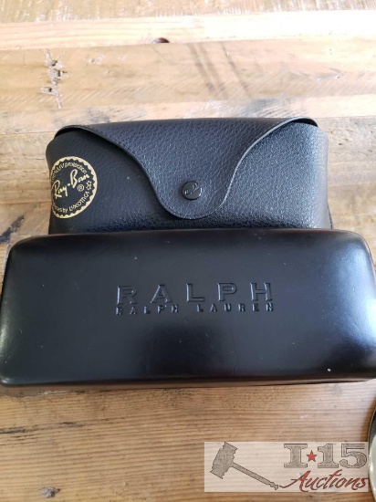 Ralph Lauren and Ray-Ban Glasses Case