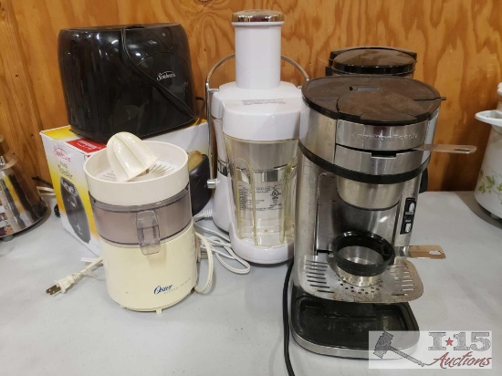 Two Toasters, Two Juicer, and Two Coffee Pots
