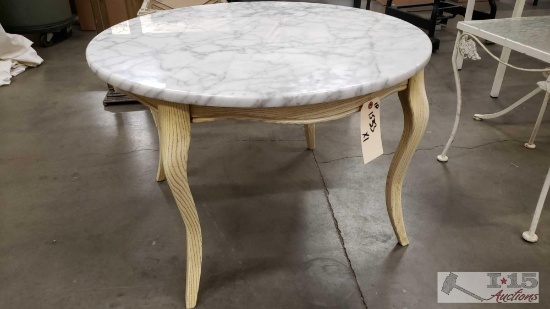 End Table with Granite Top