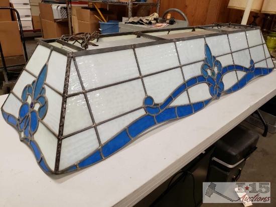 61.5" Stained Glass Pool Table Light