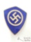 German World War II Swastika Shield Lapel Badge