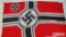 German WWII Naval Kriegsmarine Combat Swastika Battle Banner Flag