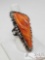 Russel Sam Navajo Long Sterling Spiny Oyster Ring, 24.9g