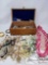 Assorted Costume Jewelry in Jewelry Box