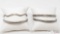 Four Sterling Silver Bracelets, 63.6g