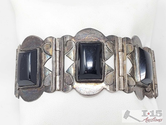 Sterling Silver Bracelet, 51.2g