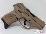 Ruger EC9s Dark Earth 9mm Semi-Automatic Pistol, No CA Transfer