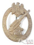 German World War II Army Flak Artillery Badge