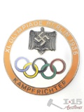 German World War II 1936 Berlin Summer Olympics Judge Badge.