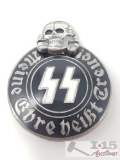 German World War II Waffen SS Schutz Staffel Membership Badge