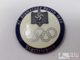 German World War II 1936 Berlin Summer Olympics Starter Badge