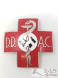 German World War II Medical DD AC Doctors Breast Badge