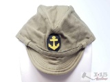 Japanese World War II Naval Marine EM Billed Cap.