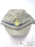 Japanese World War II Naval Marine NCO Billed Cap.
