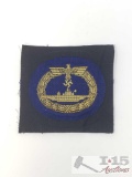 German World War II Naval Kriegsmarine U-Boat Officers Submarine Badge