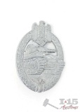 German World War II Army Silver Tank Assault Badge