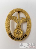 German World War II Gau Baden Badge