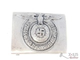 German World War II Waffen SS EM Belt Buckle