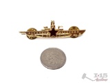 Soviet Russian Cold War Submarine Officers Breast Badge