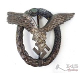 German World War II Luftwaffe Pilot Badge