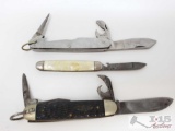 3 Pocket Knives