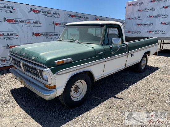 1972 Ford F250 Factory Air. Truck Starts up and Ready to Cruise (Watch Video)