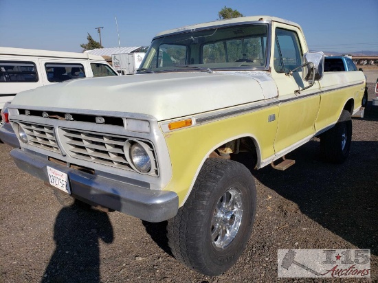 1974 Ford F250 4x4 no motor Factory AIR