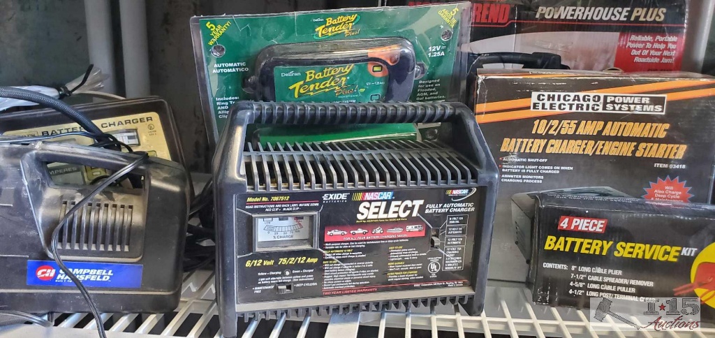 Battery Chargers Portable Air Compressor And More Heavy Construction Equipment Light Equipment Support Air Compressors Online Auctions Proxibid