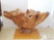 Hand carved from roots of a teak tree, ...base for a side table, Just add glass.