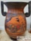 Clay vase, inspired by Greek design. Hand made hand painted.