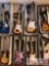 Eight Handmade Mini Guitars