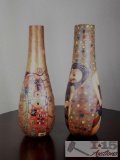 Hand Carved Wooden Vase's