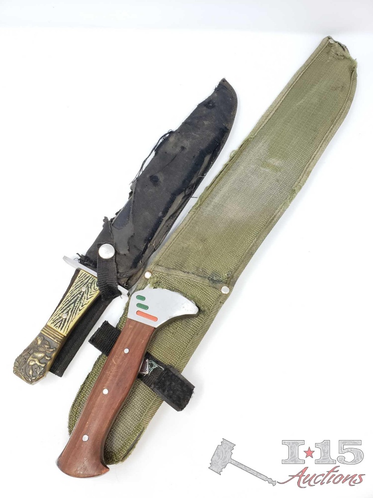 Two Knives with Sheath