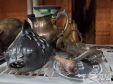 Vintage Meat Grinder, Pitcher, Vases and More