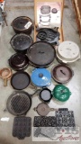 Cast Iron Pots, Pans and Utensils, Cast Iron Barrel Stove Kit, Dutch Ovens, Copper Pan