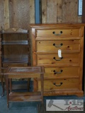 2 End Tables & 5 Drawer Dresser