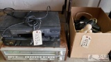 Toshiba VHS Player, Paramount Pictures Sound Decoder, Toshiba Stereo Receiver and more!