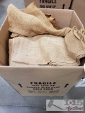 Box of Burlap Sacks