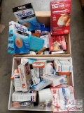 Two Boxes of BandAids, Pain Reliever Creams/Patches, Wound Care